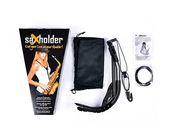 

Jazzlab Invisible Adjustable Alto Tenor Saxophone Accessories Neck Shoulder Strap Belt Saxholder Musical Parts
