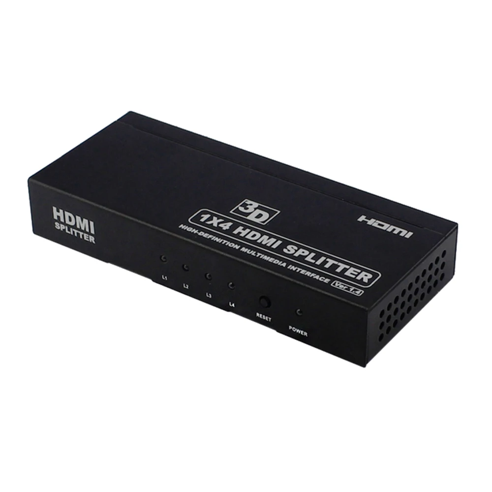 HDMI один-четыре разветвитель аудио декодер 1X4 для детей от 1 до 4 1080 P аудио сплиттер(HDMI1.3 HDCP1.2