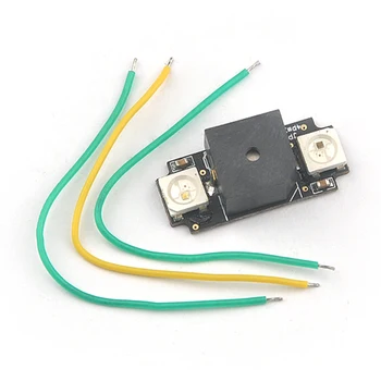 

Colorful LED Alarm Buzzer Board Modulu WS2812 PLC Ultra Light Programmable with 5V for NAZE32 F3 F4 Flight Control Spare Parts