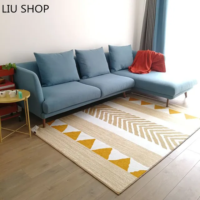 LIU Nordic minimalistische teppich wohnzimmer schlafzimmer nacht ... LIU Nordic minimalistische teppich wohnzimmer schlafzimmer nacht ...