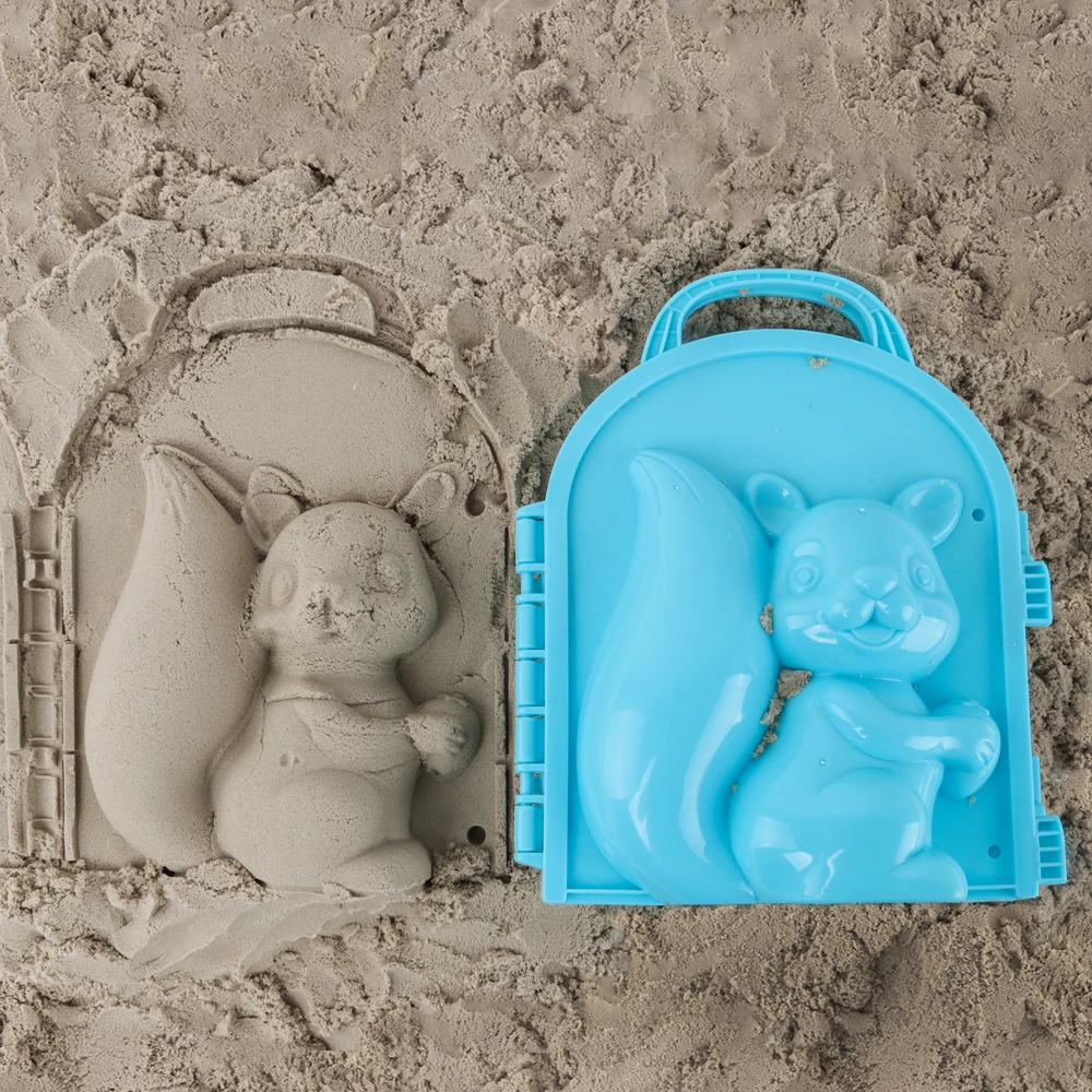 Most effective Beach Sand Game 3D Cartoon Mold Beach Snow Sand Model Children's Model Toys Children Outdoor Beach