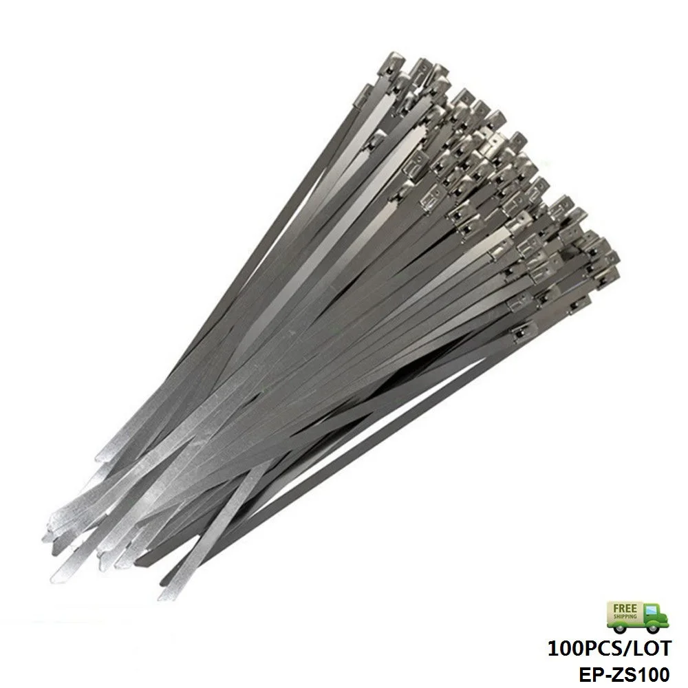 Buy 100x Stainless Steel Metal Cable ties Zip Straps