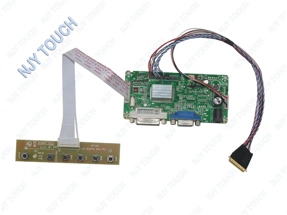 HDMI+DVI+VGA LCD Converter Driver Lvds Controller Kit for LTN156AT24 1366x768