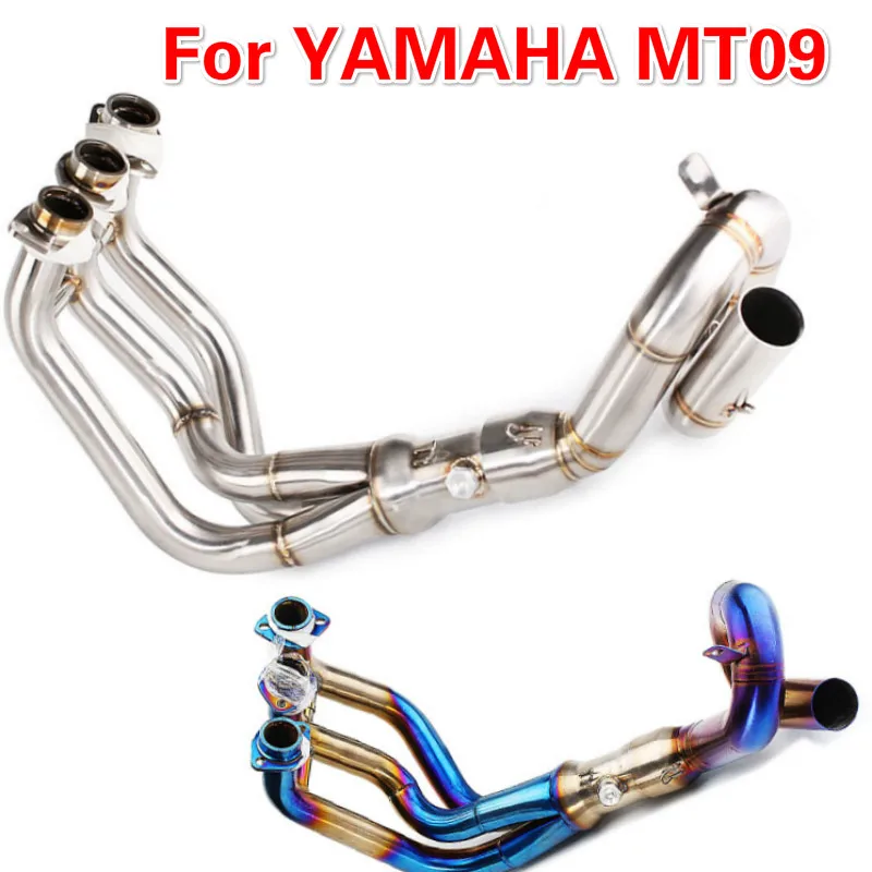

For YAMAHA MT-09 Motorcycle Exhaust Muffler Modified Header Pipe Slip-on Exhaust For YAMAHA MT-09 2014 2015 2016 2017 AK078