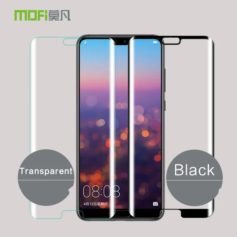 

3D Tempered Glass For Huawei P20 P 20 Glass Protector Original Mofi Full Cover Screen Protector Film For Huawei P20 Pro P20 Plus