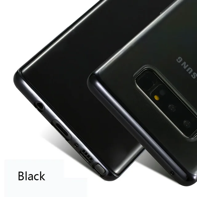 Чехол с текстурой покрытия для samsung Note 8, защитный жесткий чехол из поликарбоната для Galaxy Note 8, Ультратонкий Прозрачный чехол для телефона