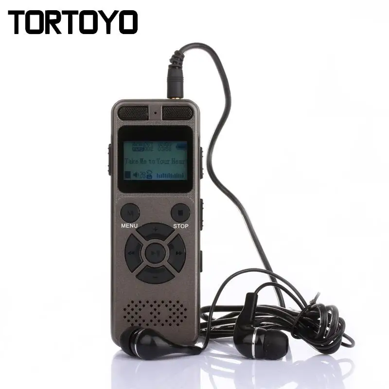 

8GB 16GB 32GB Professional Noise Reduction Smart Digital Voice Recorder Remote HD Recording WAV MP3 Audio Recorder HIFI Sound