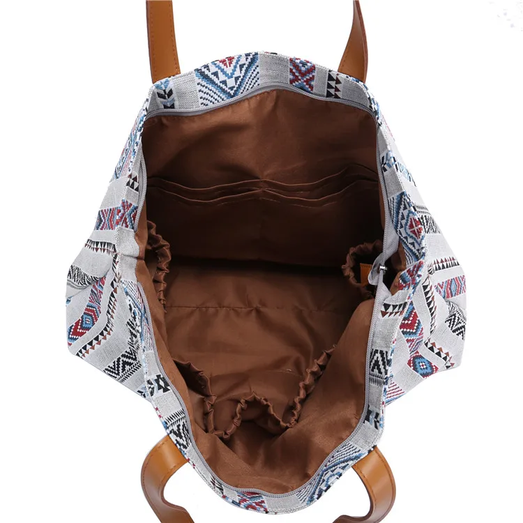 BOHO Gypsy Chic Women Tribal Tote Bag Large Shopper Bag Designer inspired Bohemian Beach BagTravelWeekenderGymMummy Diaper Bag (11)