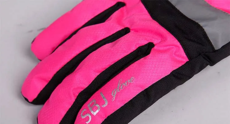 7GLV979 children outdoor waterproof wear warm ski gloves cycling thickening gloves