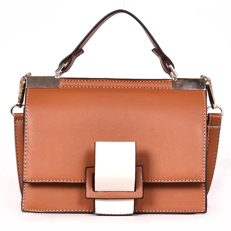 

Personality Hit Color Multi-layer Organ Bag New Fashion Shoulder Bags Temperament Messenger Bag Female Hangbags Small Square Bag