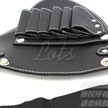 Профессиональная сумка для стрижки волос, сумка для стрижки талии в черном коричневом цвете, парикмахерский несессер, сумка TG-79