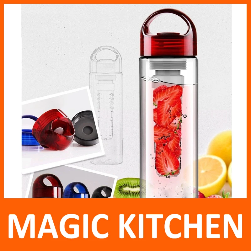 Magic Kitchen 700ML Fruit Infusing Infuser Summer Style Water Bottle