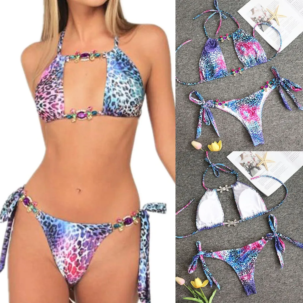 

Multicolor Fashion Summer Swimsuit Women Plus Size Print Tankini Swimjupmsuit Beachwear Padded Swimwear 30 Drop shipping