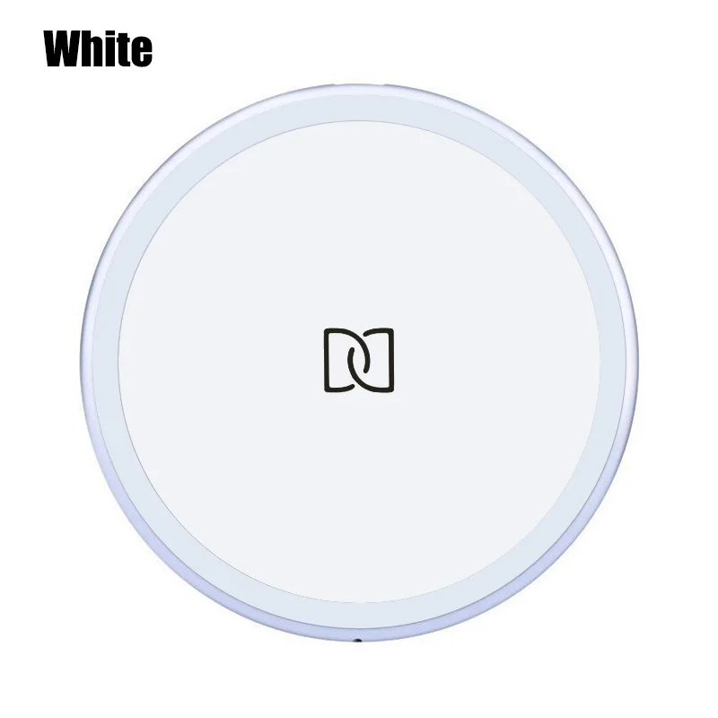 KOC3499W_1_Qi Wireless Charger for iPhone X8 Fast Wireless Charging pad for Samsung S9S9+ S8 Note 9 9+ 8 Zinc Alloy Wireless Charger
