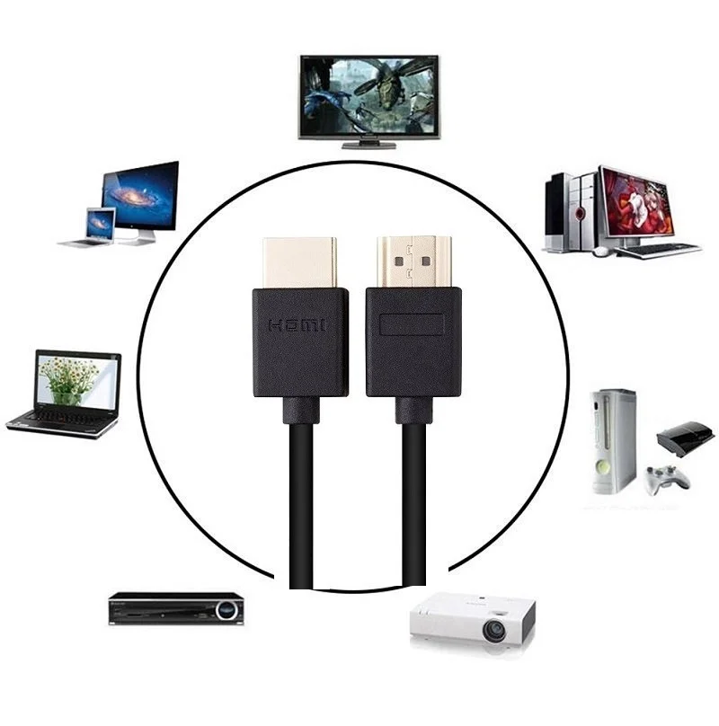 HDMI кабель Male-Male HD 1080P высокоскоростной позолоченный штекер 1,4 в 0,3 м 1 м 2 м 3 м 5 м 10 м для HD lcd HDTV xbox PS3