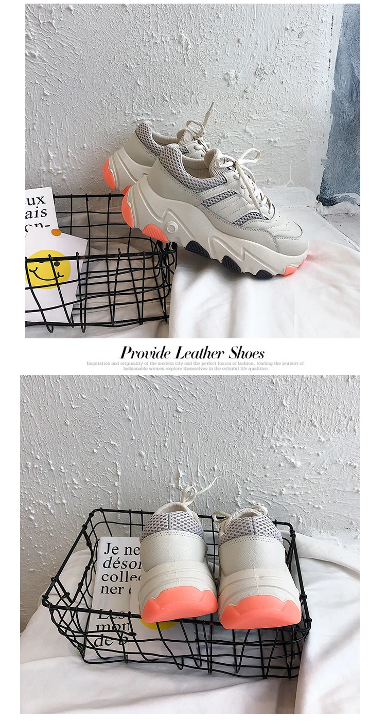 LMCAVASUN Sneakers Women Trainers Platform White Sneakers Wedges Mesh Ladies Casual Shoes zapatillas chunky mujer plataforma