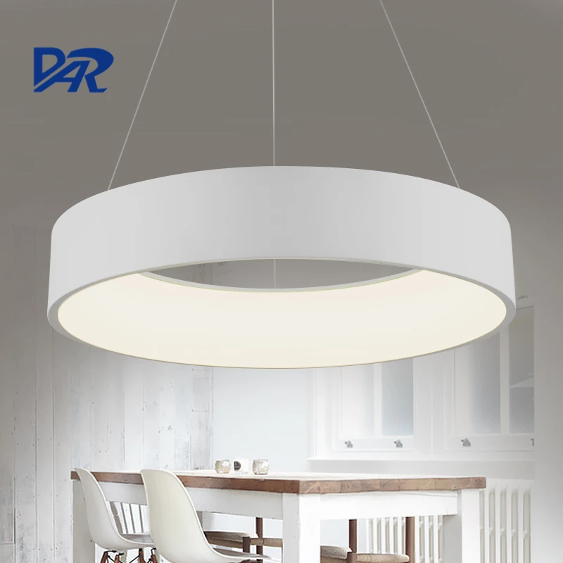 

Gray/White Acrylic Ring Pendant Lights D45/60cm Circle Lustre Led Dining Room Hanglamp Modern Lighting Hanglampen Verlichting