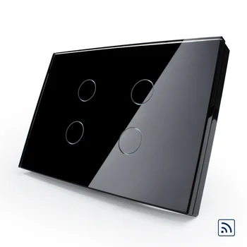 

Livolo Smart Touch Remote Sensor Wall Light Switch with LED Indicator,US Standard Wireless Switch, VL-C304R-82