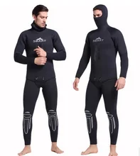 Men Full High Elastic Body 5MM Diving Suit Long Sleeve Wetsuit Diving Suit Sunblock Wetsuit for