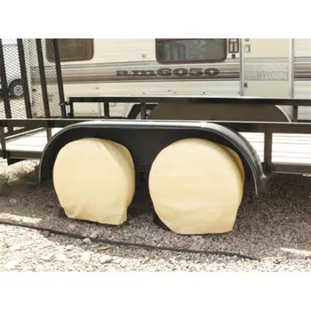 

4pcs Wheel Tire Covers for RV Auto Truck Car Camper Trailer to 28