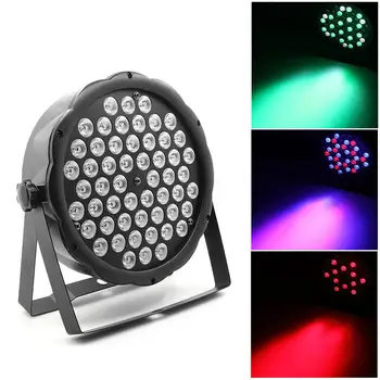 

LAIDEYI hot sell LED Stage Lights 54 LED Stage Light RGBW DMX512 Party Lamp for DJ Disco Party KTV EU US Plug Party decor