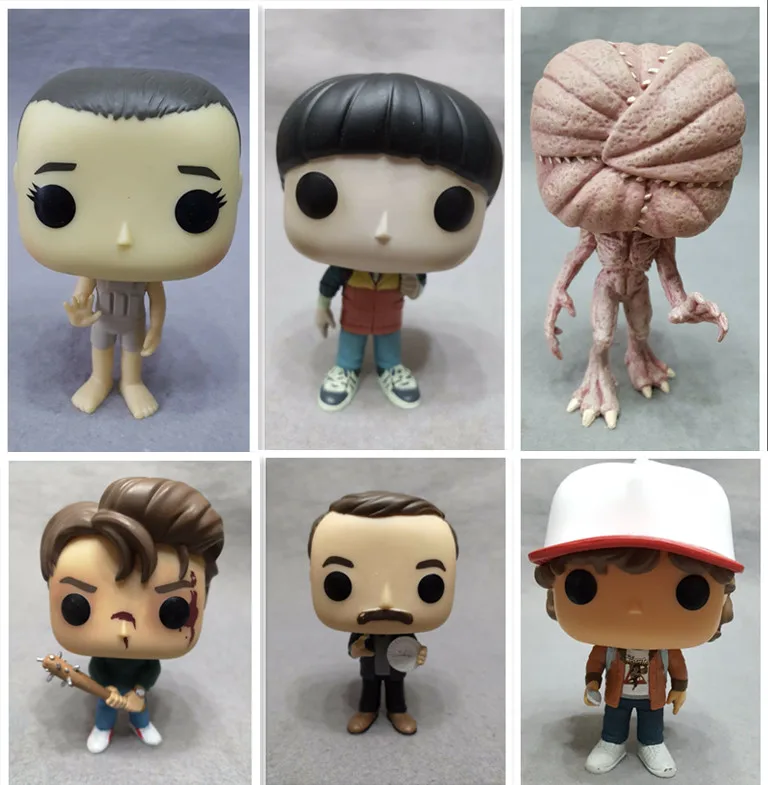

NO BOX FunkoPop Stranger Things Dustin Mr. Clarke SDCC Upside Down Eleven Demogorgon Will Steve Bloody Exclusive Vinyl Figure