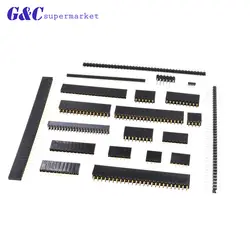 10 шт. 2x4 P/2x6 P/2x8 P/2X10 P/2X15 P/2X20 P/2X22 P/2X25 P Pin Header Strip 2,54 мм 4-25pin двухрядный прямой женский