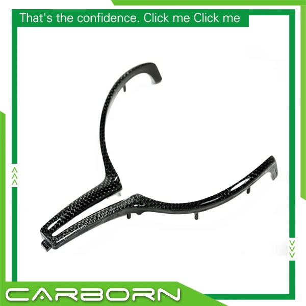 

For BMW M Series F80 F82 F10 F06 F12 F13 F15 F16 Replacement Style Carbon Fiber ABS Steering Wheel Trim Cover 1 piece