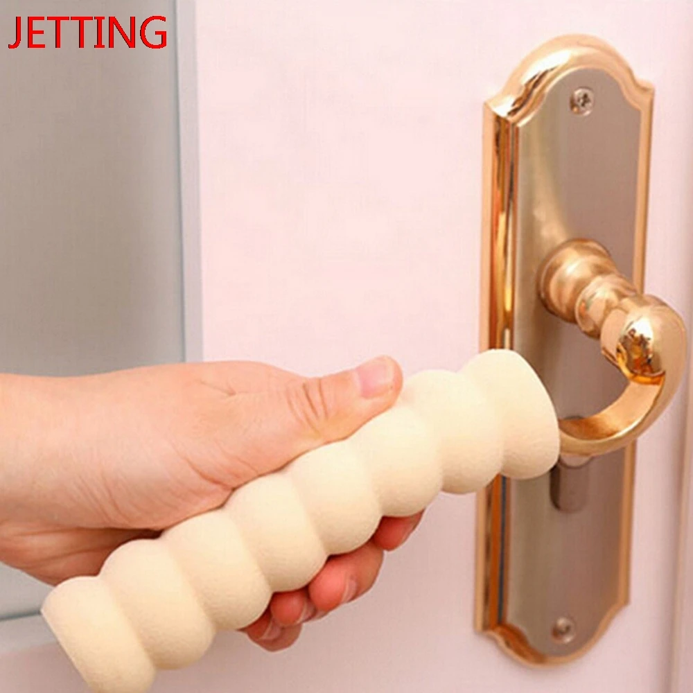 

HOT 1PCS Room Against Bruises Spiral Baby Children Safety Door Handle Protective Cover Anti-collision Knob For Kids