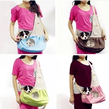 Собака Кошка из рюкзака дорожная сумка Модная Портативная сумка на одно плечо для домашних животных сумка-мессенджер