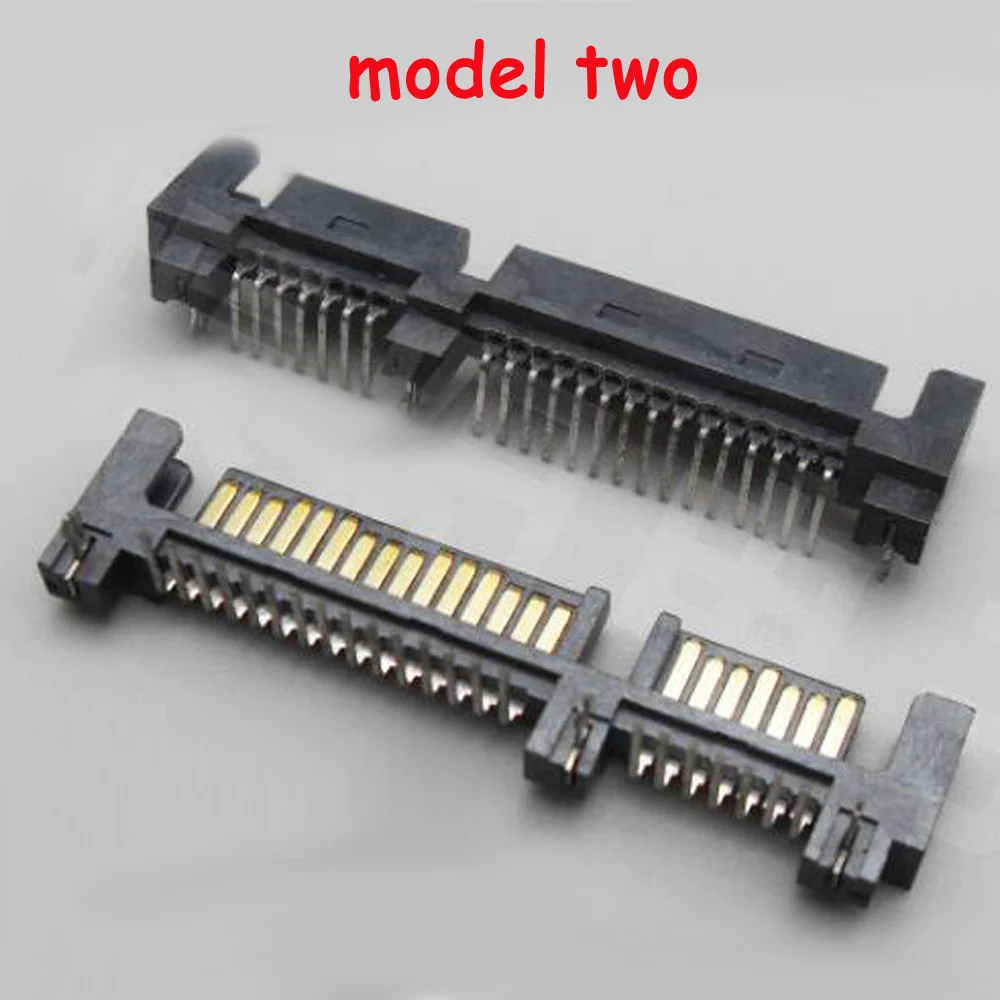 10 шт. SATA 7 + 15P штекер Sata интерфейс жесткого диска под плату|Компьютерные кабели и