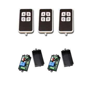

Latest RF Wireless Remote Control Switch System 3 Transmitter and 2 Receiver for Light with Wireless Remote Control 110V 220V