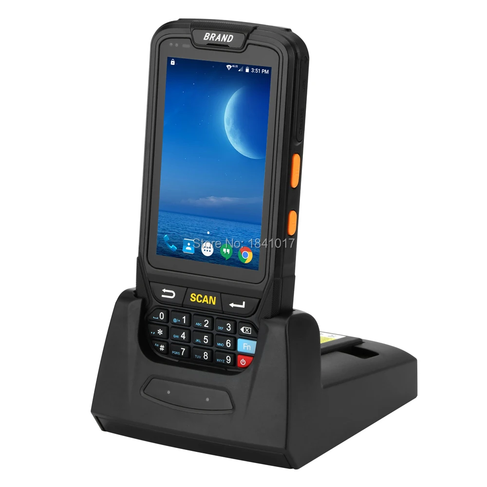 PDA 4G Портативный Android 7 0 POS терминал сенсорный экран 2D сканер штрих кода