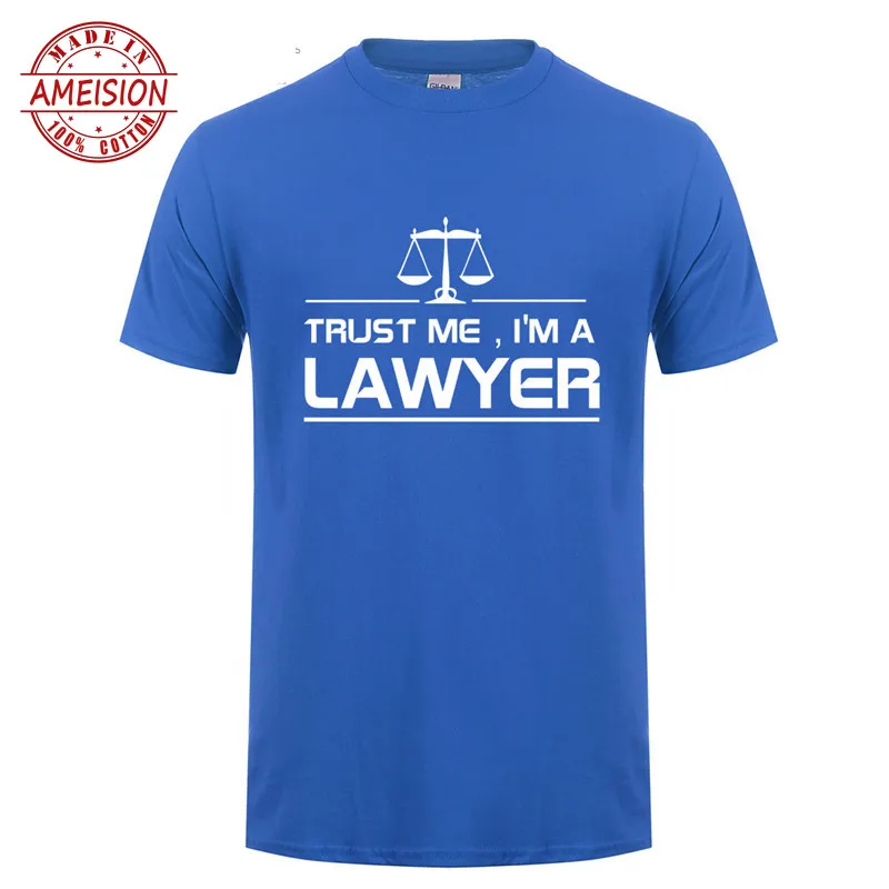 Новый летний Стиль Trust Me I'm A laurce футболки мужские с коротким рукавом хлопковые