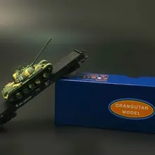 1/87 Ho Scale NX70 бортовой грузовик плюс 59 основной боевой танк модель набор Изысканный симулятор сцены декоративные детские игрушки