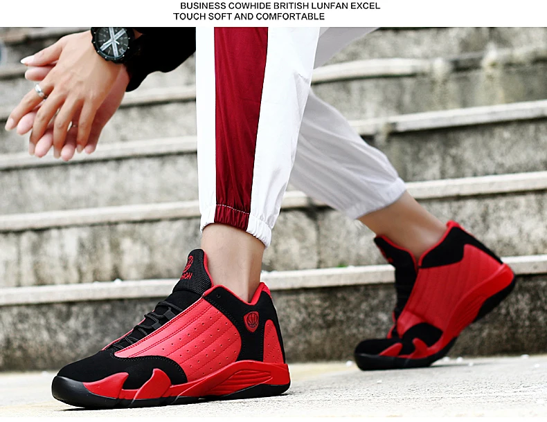 Мужские баскетбольные кроссовки, крутые, Ретро стиль, Bakset Homme, новинка, брендовые кроссовки для мужчин, s, для фитнеса, для спортзала, спортивная обувь, мужская обувь Jordan, красная обувь для ходьбы