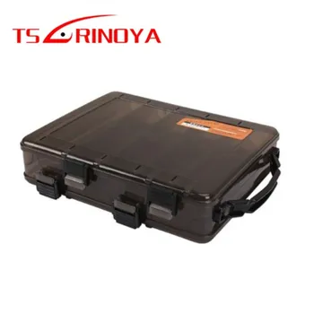 

Tsurinoya 20*15.4*4.8cm 256.5g 10 Compartments Double Layer Lure Boxes For Minnow Lure Popper Bait Box Fishing Accessories Box