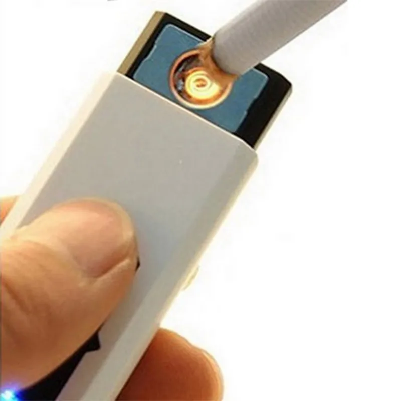 

1PCS Electronic Cigarette Lighters USB Windproof Charging Smokeless Flameless Lighter Smoking Accessories Nice Gift