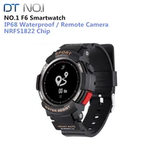 NO.1 F6 Smart Watch Phone NRF51822 Smartwatch GPS Watch For Men IP68 Sleep Monitor Remote Camera Wearable Devices Or IOS Android