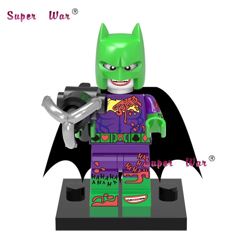Одиночный DC Comics Постер "Супергерои" Бэтмен флэш Супергерл строительные блоки кирпичи игрушки для детей - Цвет: 514