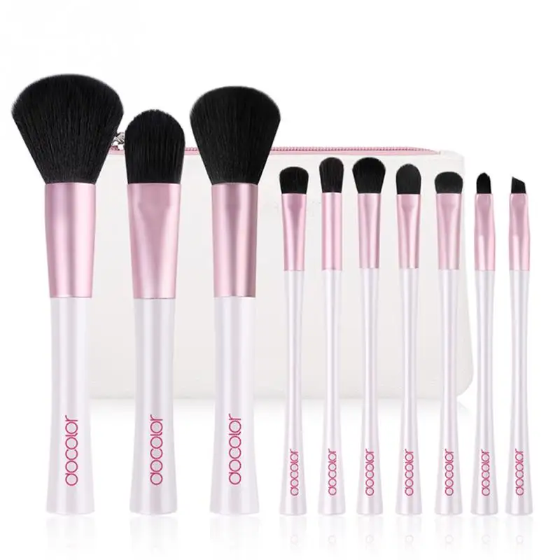 Tesoura de Maquiagem brush tool kit Material do Cabo : Plástico