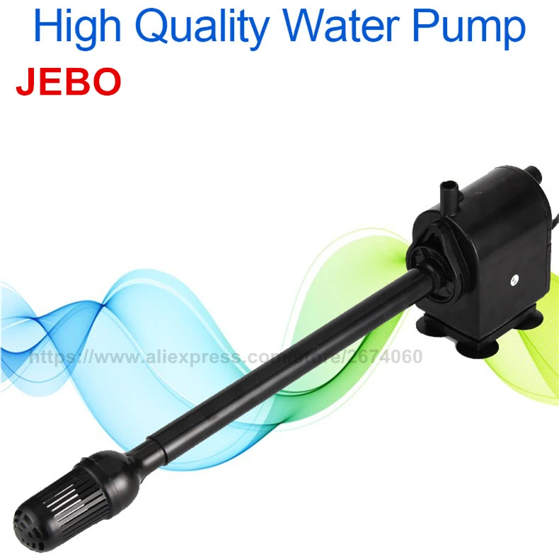 JEBO 3 в 1, многофункциональный водяной насос для аквариума 19 Вт, аквариумный насос для аквариума, Супер Бесшумный фильтр для увеличения кислорода R375M