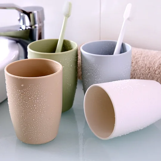 

Milk cup creative mug partner green plastic tooth cup Gift mugs green toothbrush mug wash mug R23 plain brush my teeth wash