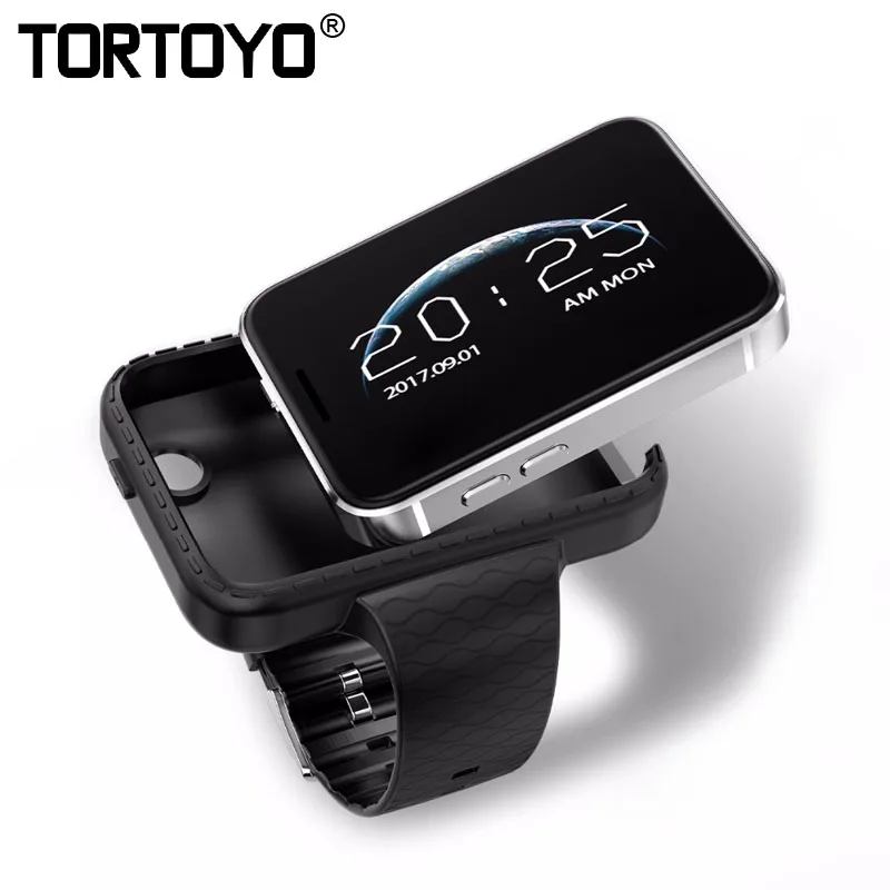 

TORTOYO i5S Smart Watch Phone 2.2" Big Screen Pedometer 64GB+128mb Heart Rate Remote Control TF/SIM Card GSM MP3 Camera PK DM98