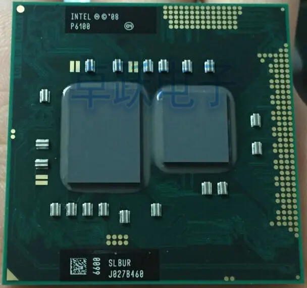 Процессор INTEL cpu P6100 SLBUR 2,0G/1 M HM55 PM55 QM55 чипы IC процессор ноутбука