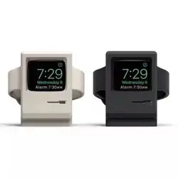 Новый резиновая Гибкая зарядки док колыбели для Apple Watch 42 мм 38 мм для iwatch Зарядное устройство Док-станция держатель