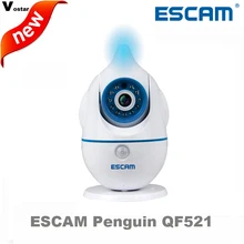 ESCAM Penguin QF521 720p WIFI IP camera Baby care Two way audio Monitoring voice alarm wireless dome cameras support TF card