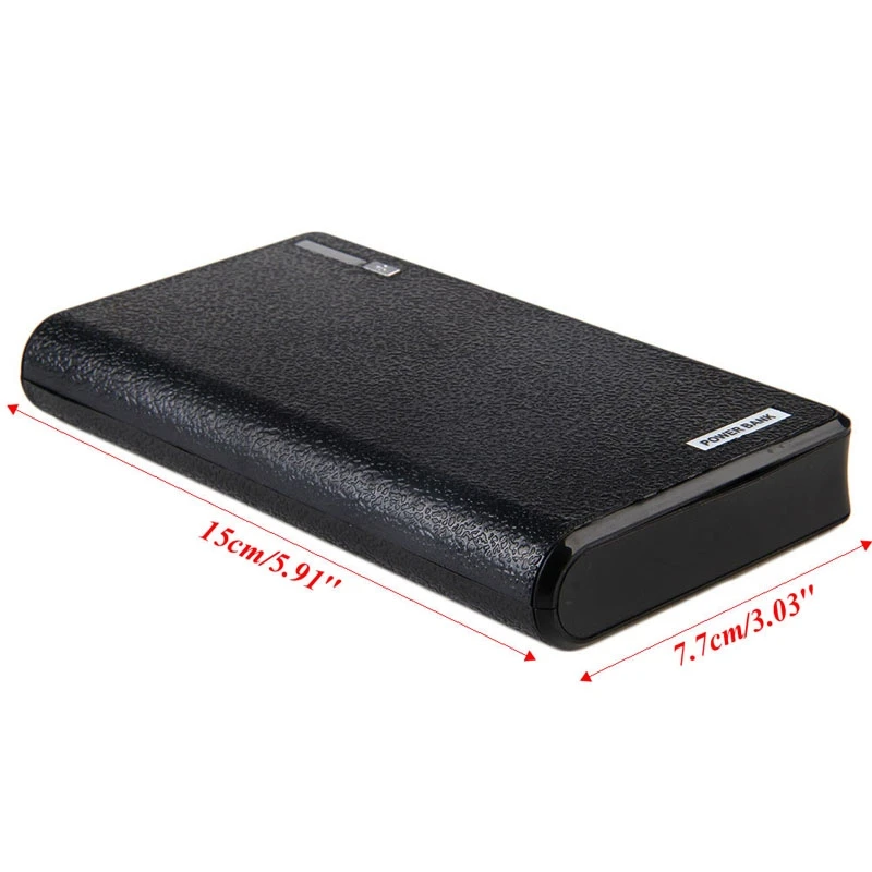 BGEKTOTH Dual USB power Bank 6x18650 внешний резервный аккумулятор зарядное устройство чехол Коробка для телефона