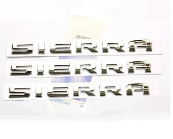 

SIERRA Rear Tailgate Door Badge Emblems Nameplates F3U