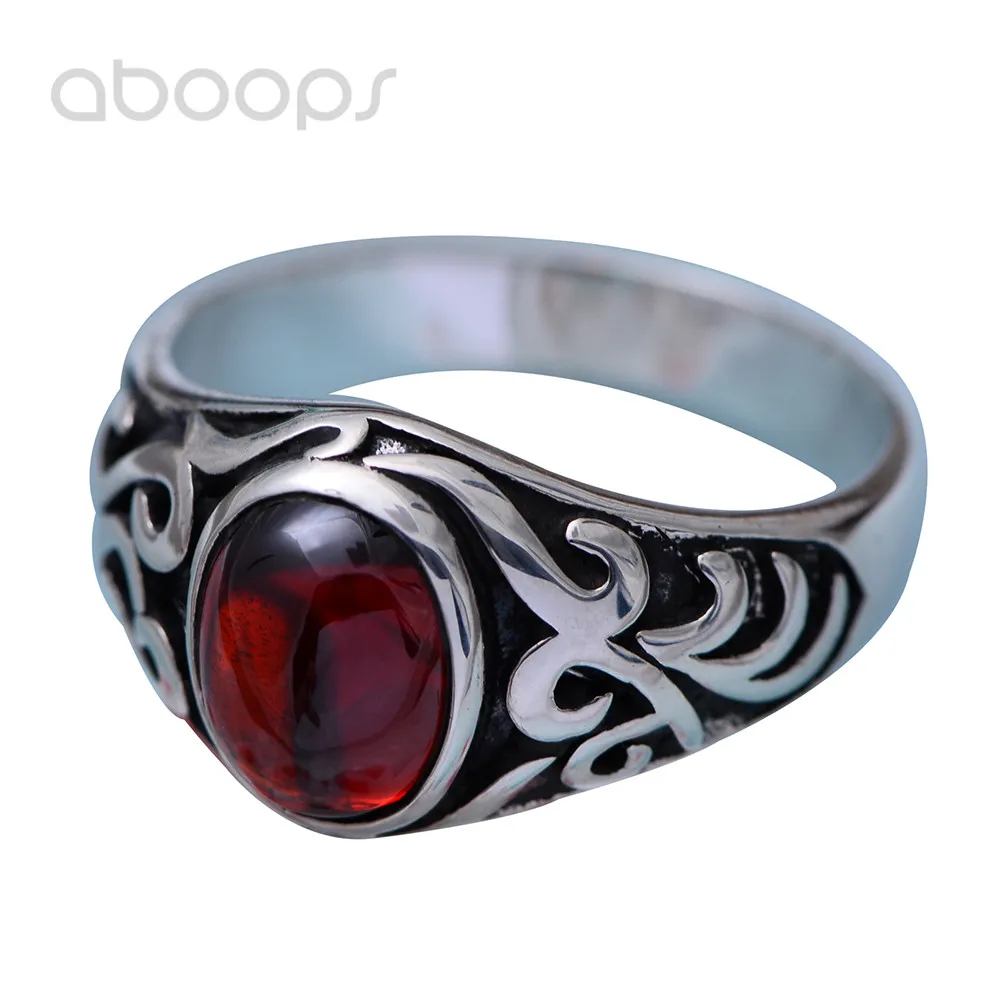 Vampiress Silver Toned Ring with Red Stone Goth Dracula Cosplay NEW SEALED 